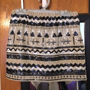 Sequin skirt